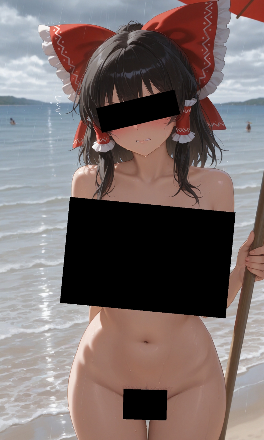 魔理沙は霊夢のえっちな写真を撮りたいようです。vol.29〜春の嵐の昼の海編〜