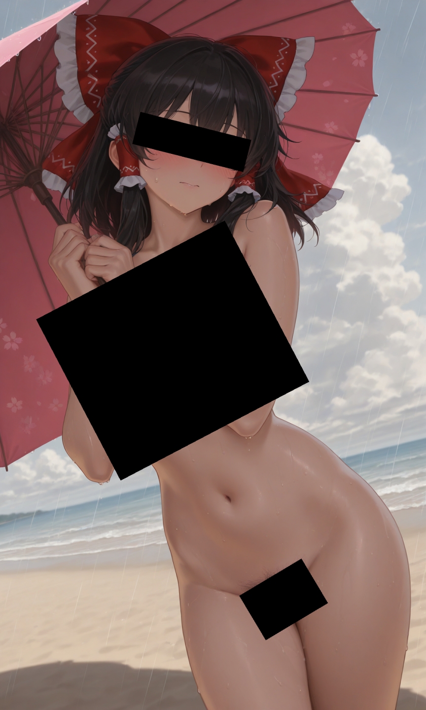 魔理沙は霊夢のえっちな写真を撮りたいようです。vol.29〜春の嵐の昼の海編〜