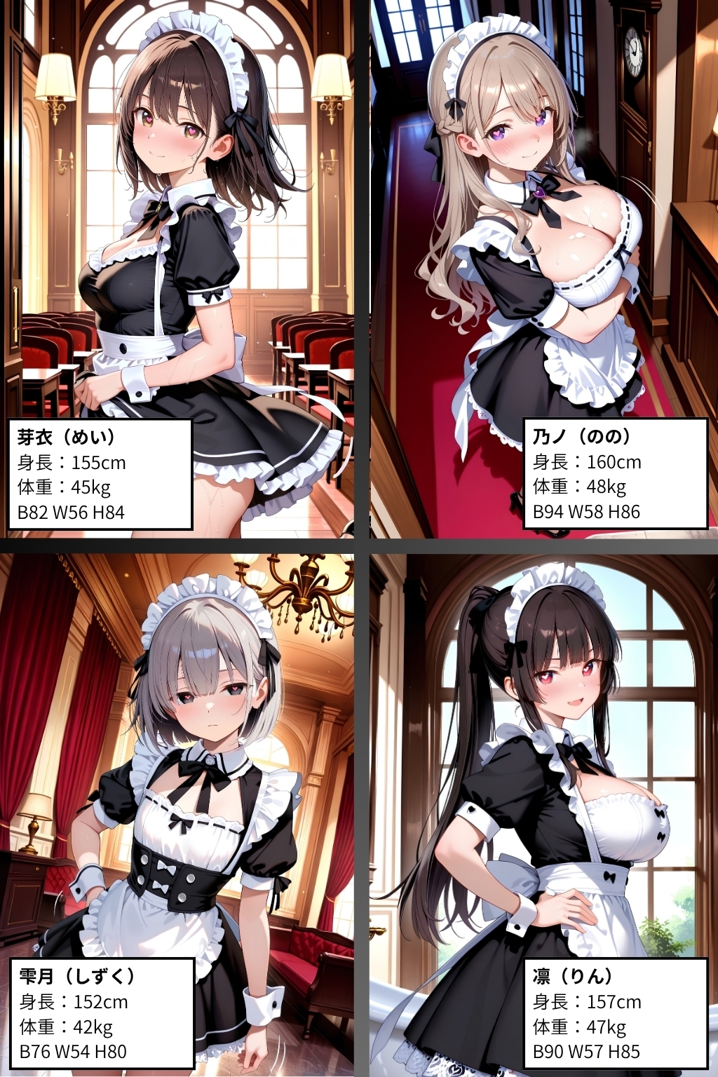 ようこそ禁断のメイドフェスへ♡(2)-1 〜 弱いところを徹底的にいじめまくり！大量潮吹き前戯で相性チェック！(芽生・乃ノ 編) 〜 – Preview 8