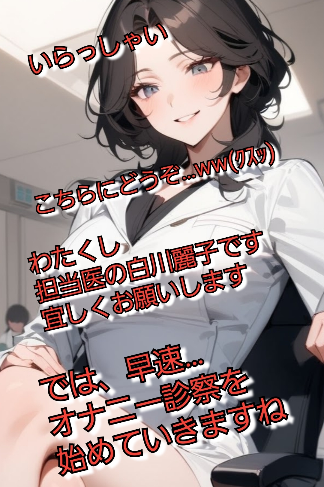 短小包茎マゾ向けCFNMギャラリー キミのオナニー見てあげる 美人女医&看護師編 – Preview 3