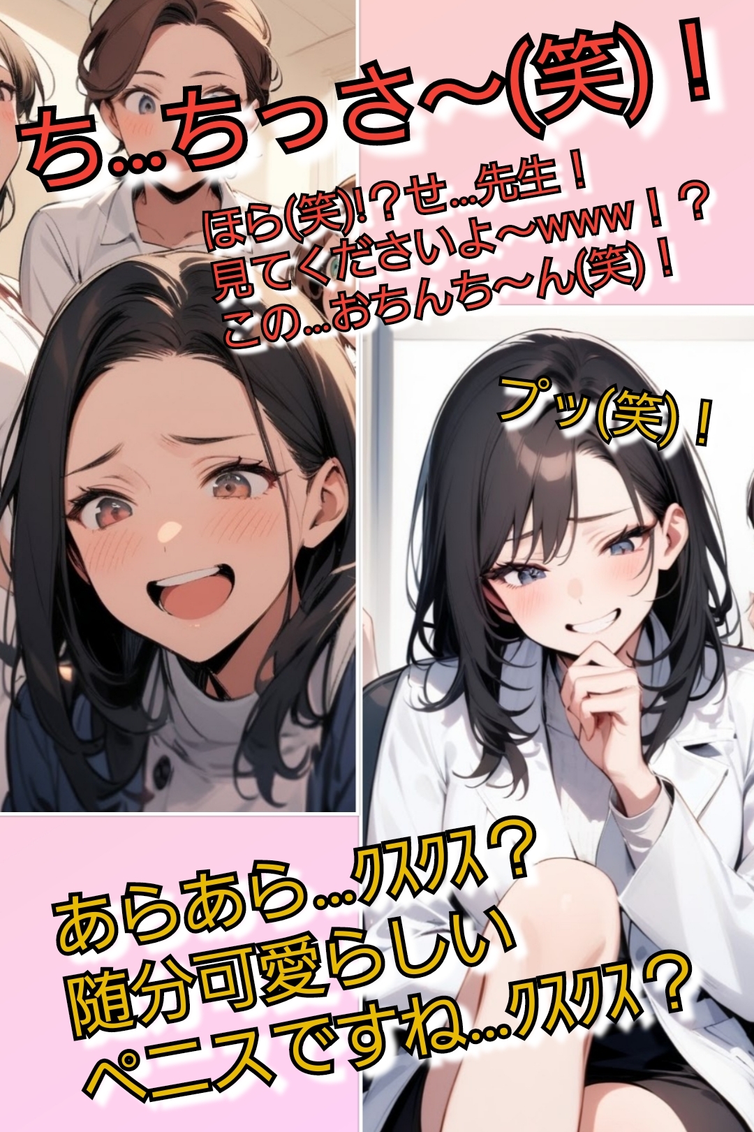 短小包茎マゾ向けCFNMギャラリー キミのオナニー見てあげる 美人女医&看護師編 – Preview 6