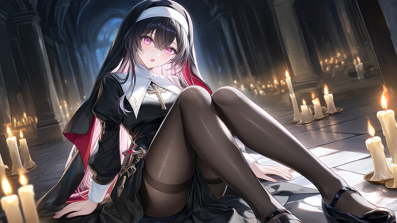 ゴシックシスター美少女〜神秘の黒タイツファッション〜 – Preview 2