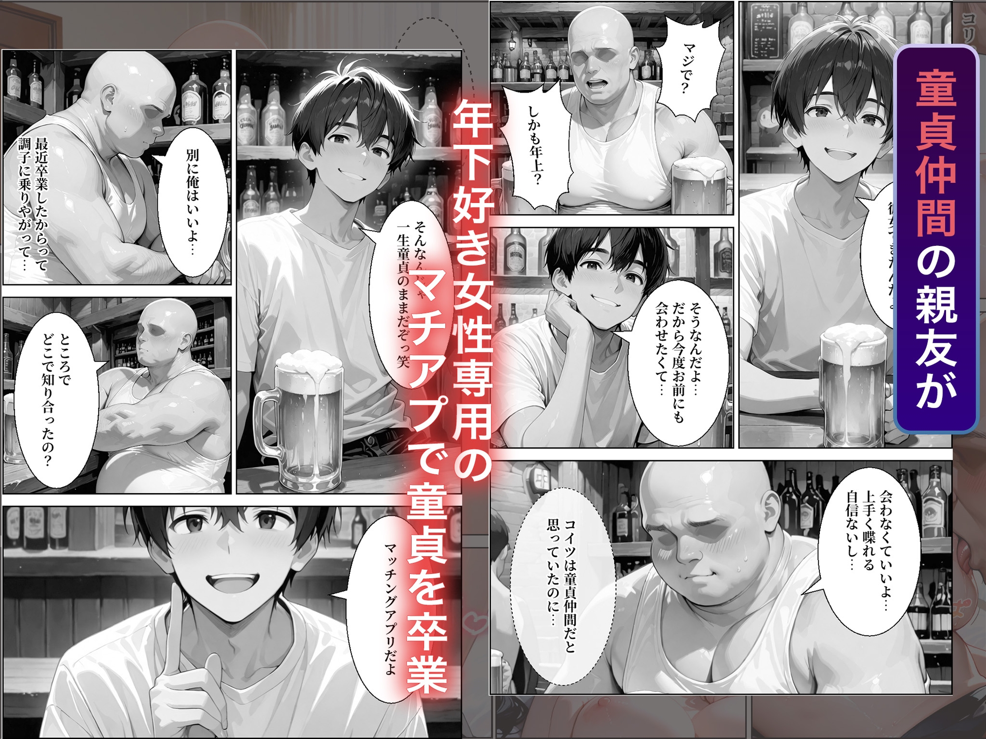 コミュ障童貞の俺が年下好き女性専用のマチアプでシングルマザーに筆下ろししてもらった話