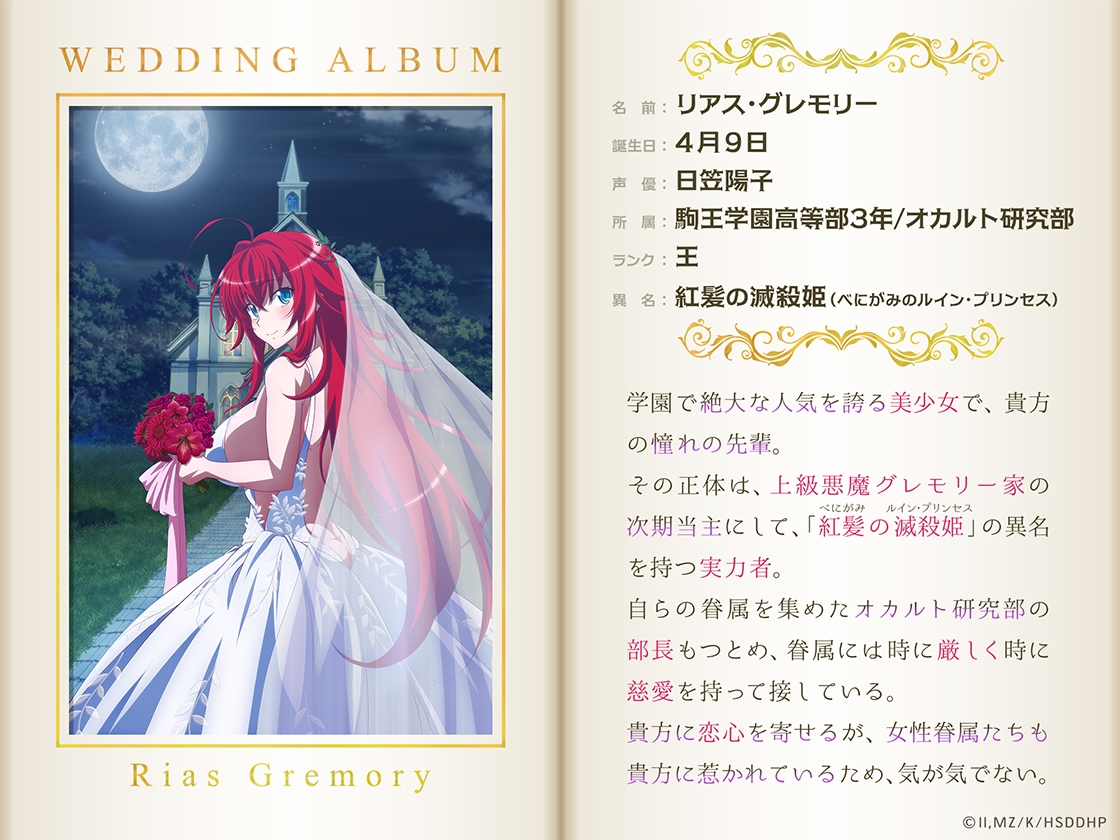 ハイスクールD×D HERO ASMR リアス部長とドキドキ新婚生活!?【CV:日笠陽子】 – Preview 3
