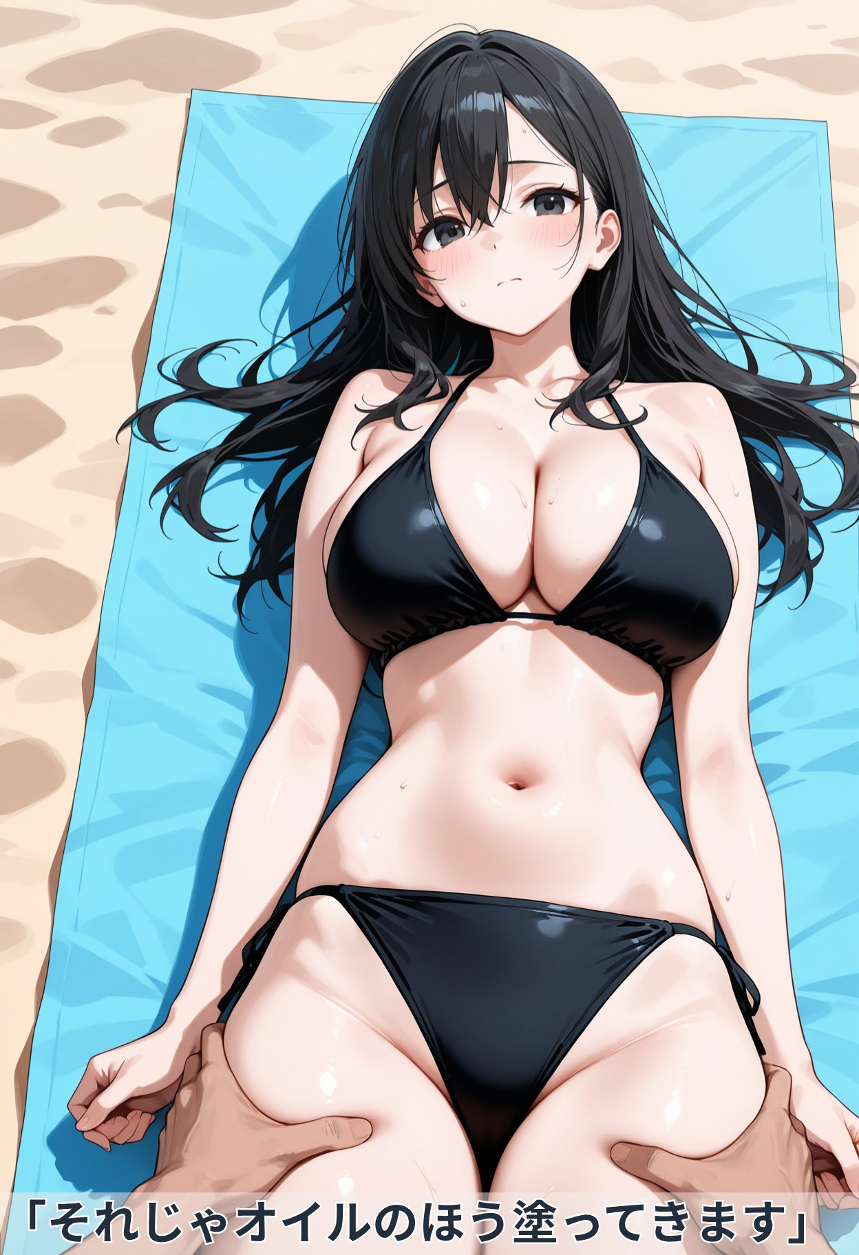 寝取られ人妻 ビーチで媚薬オイル完堕ち編4【全219枚】