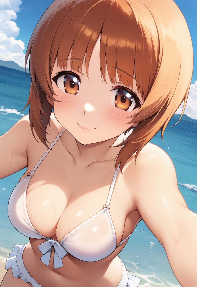 アニメヒロイン水着・温泉AIイラスト集