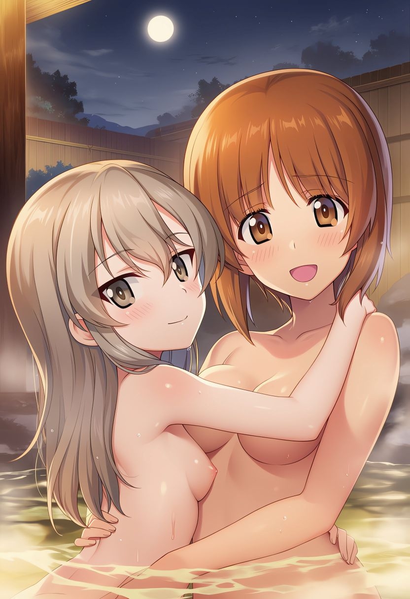 アニメヒロイン水着・温泉AIイラスト集