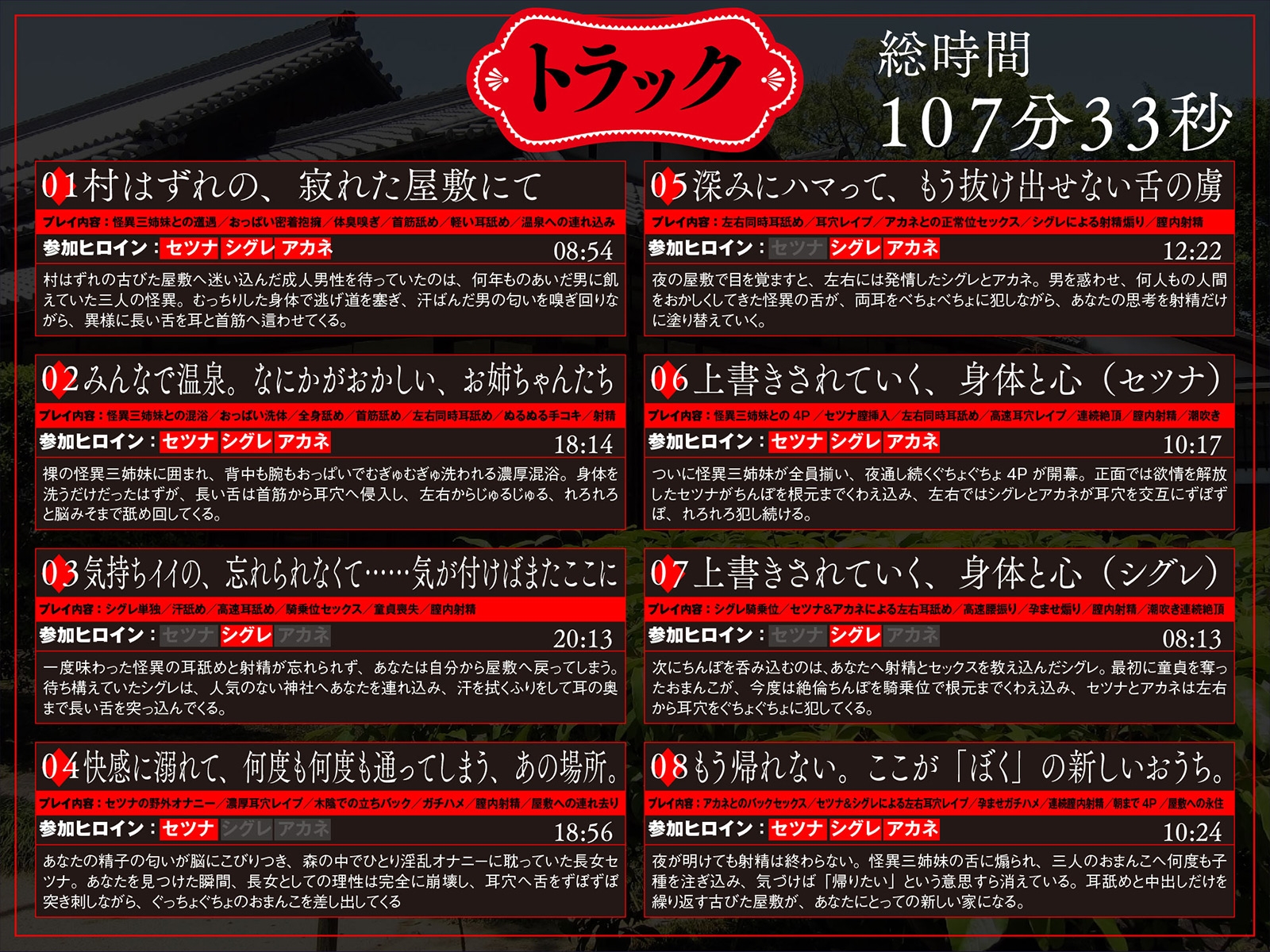 舐女グルイ～スケベ舌3姉妹の媚薬ヨダレ沼に溺れて子種を搾り尽くされる～ – Preview 11