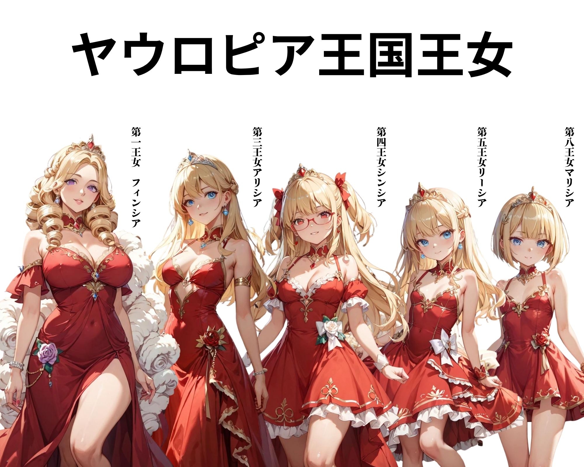 【エロ画像】 ハレンチ王女様たち