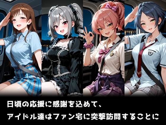 ファンの自宅へ突撃デリバリーSEX ア◯マス編 vol.2