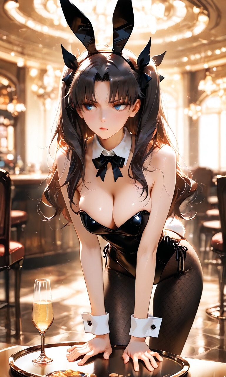 没落魔術師 遠坂さん、ドすけべバニーガールのご奉仕