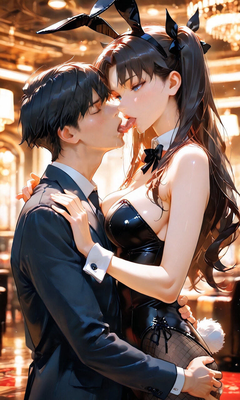 没落魔術師 遠坂さん、ドすけべバニーガールのご奉仕