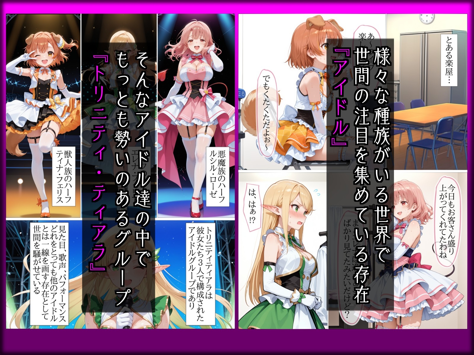 【NTR】彼氏持ち人気アイドルエルフ絶対服従～社長室で身代わり秘書になった私～