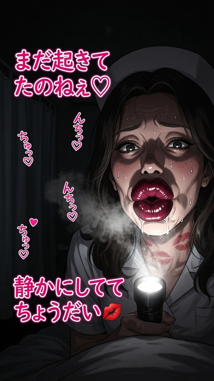 【秘書とナース】肉厚唇とブチュキスマークの誘惑