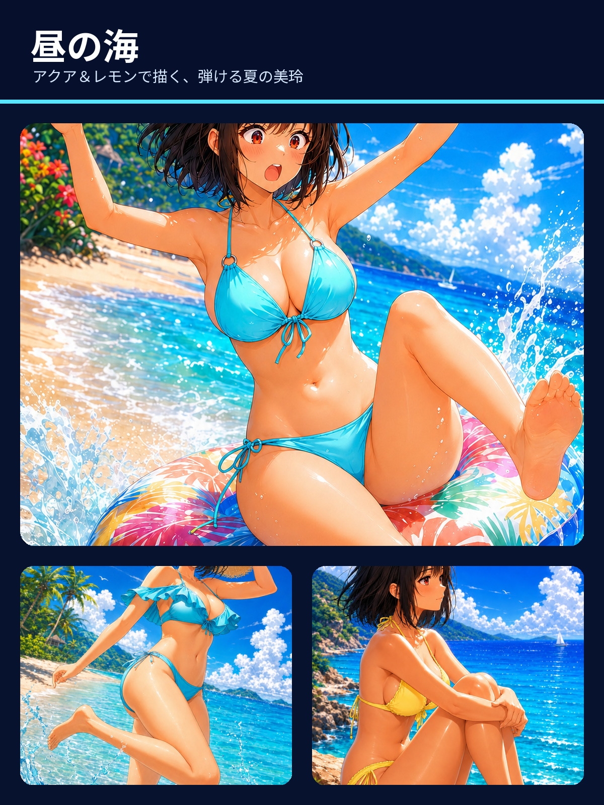 水際、君だけに。-月城美玲 水着グラビア画集- – Preview 2