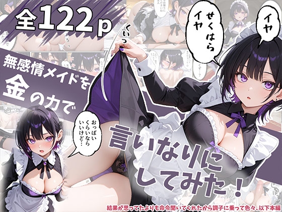無感情メイドを金の力で言いなりにしてみたら思ったより命令聞いてくれたから調子に乗って…