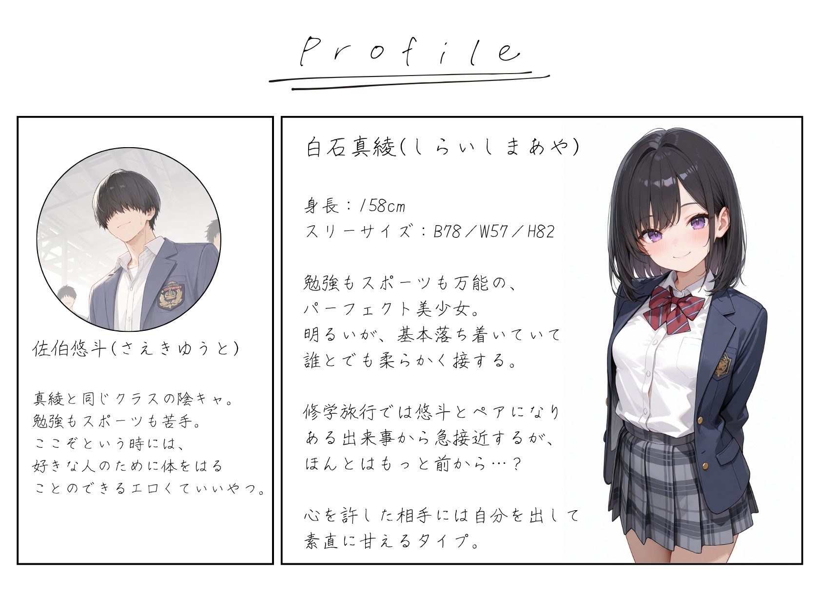 修学旅行、後。憧れの同級生との後日談。