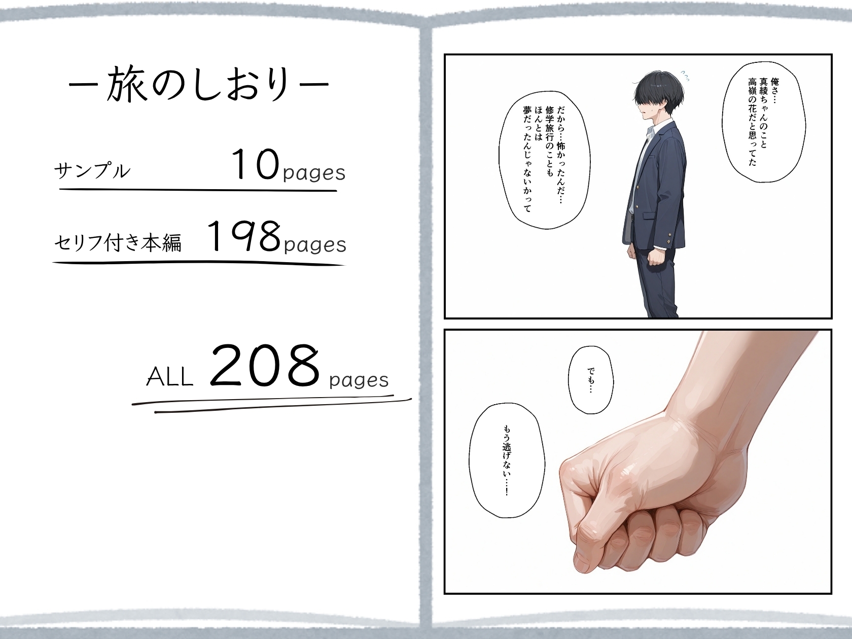 修学旅行、後。憧れの同級生との後日談。