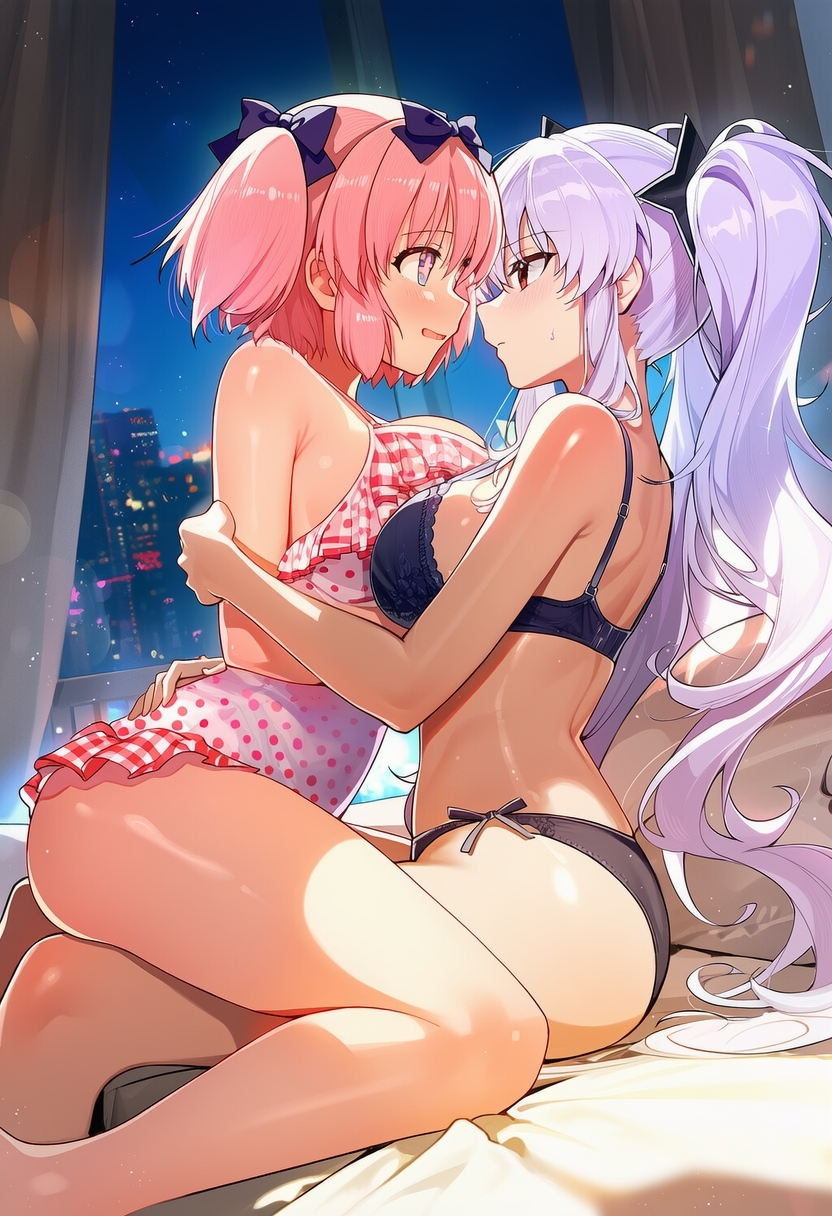 閃乱カグ◯ 柳◯&雲◯ 百合百合イラスト集