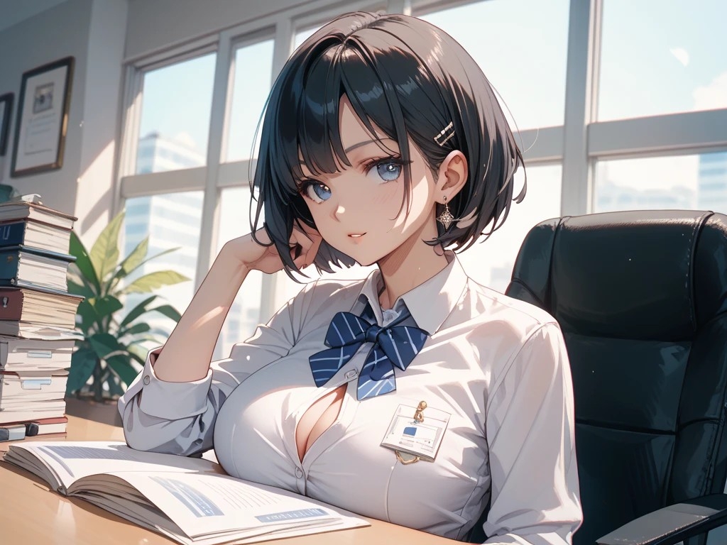 OLオフィスプレイと浜辺を楽しむ美女とキャンプ好き美女 – Preview 2