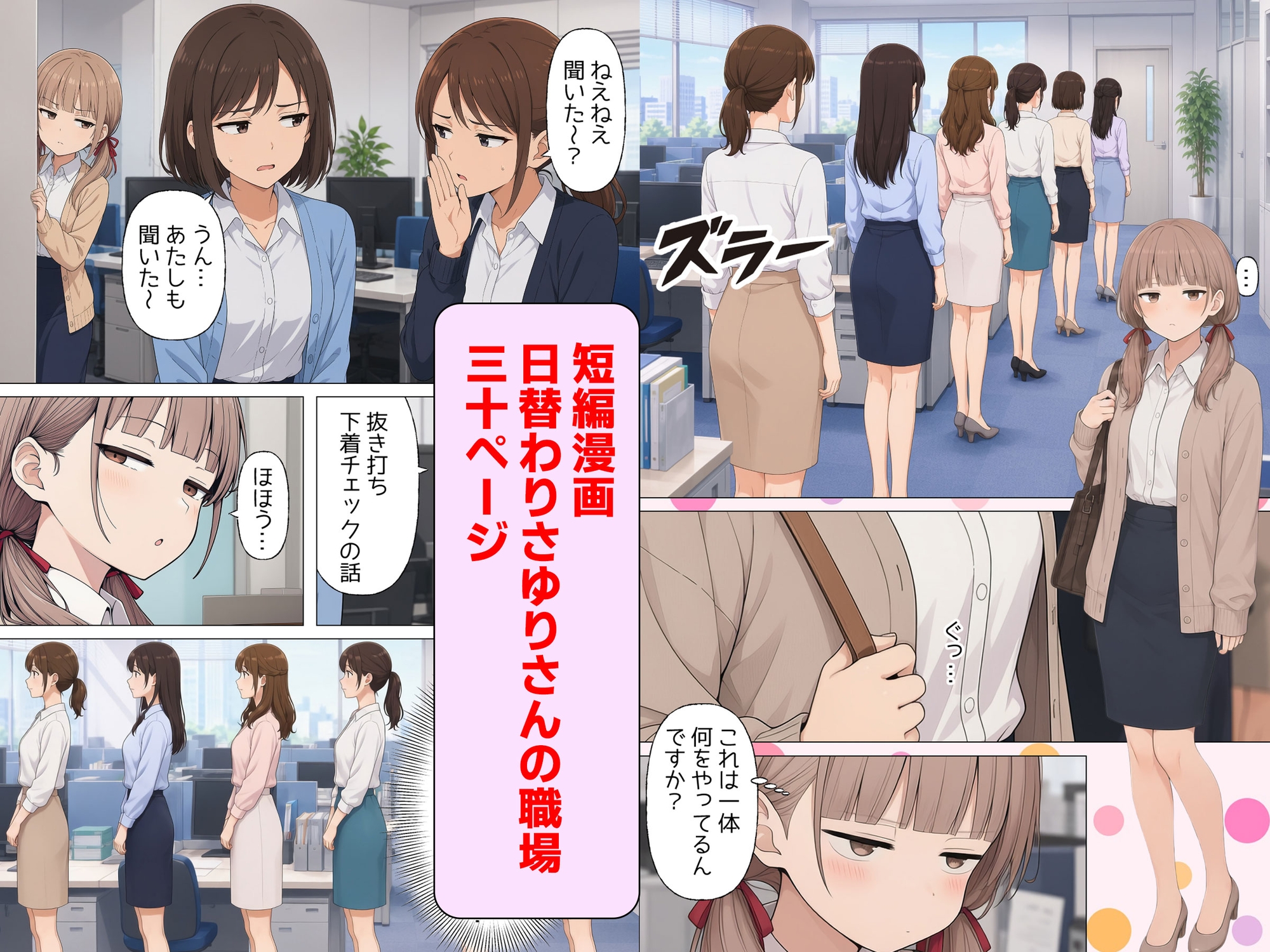 日替わりさゆりさんの通勤&職場 短編漫画+画像集