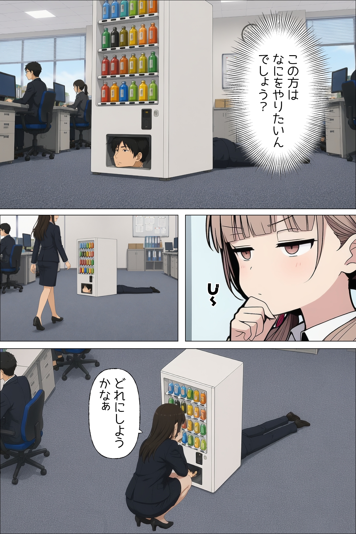 日替わりさゆりさんの通勤&職場 短編漫画+画像集