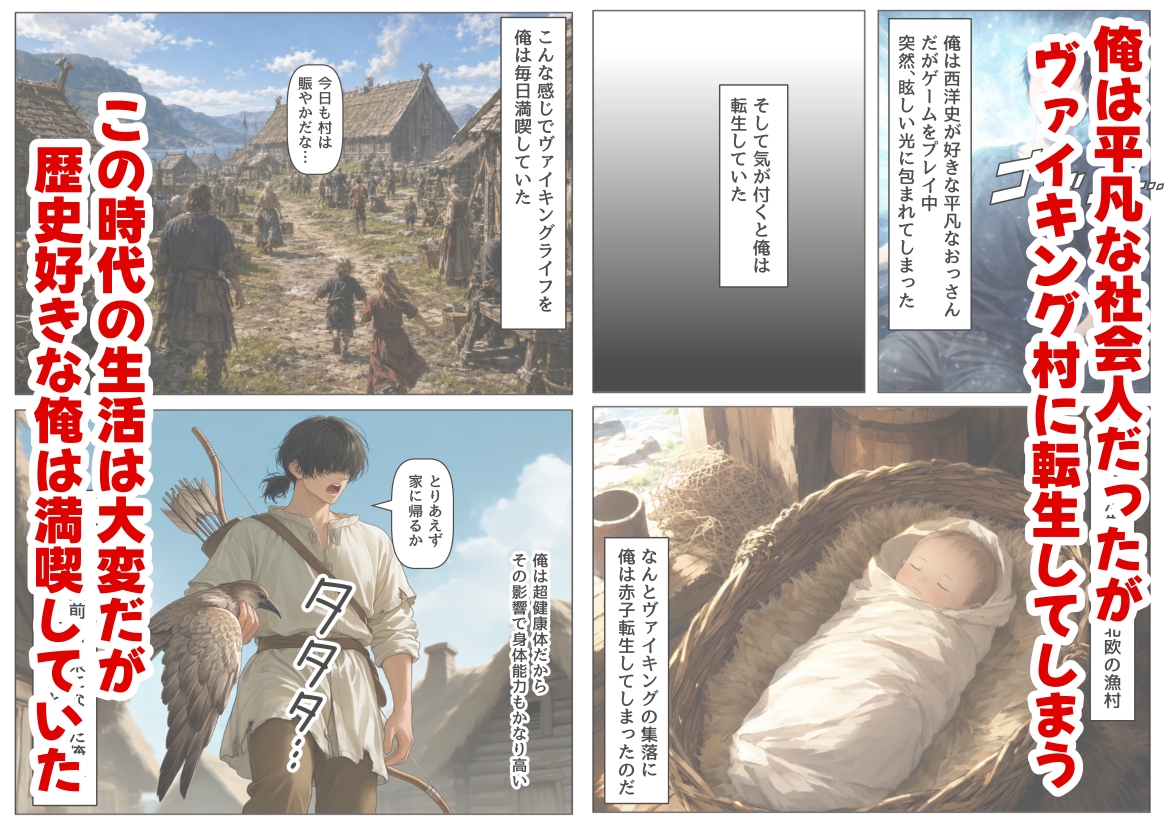 ヴァイキングに転生したら、エロすぎた話