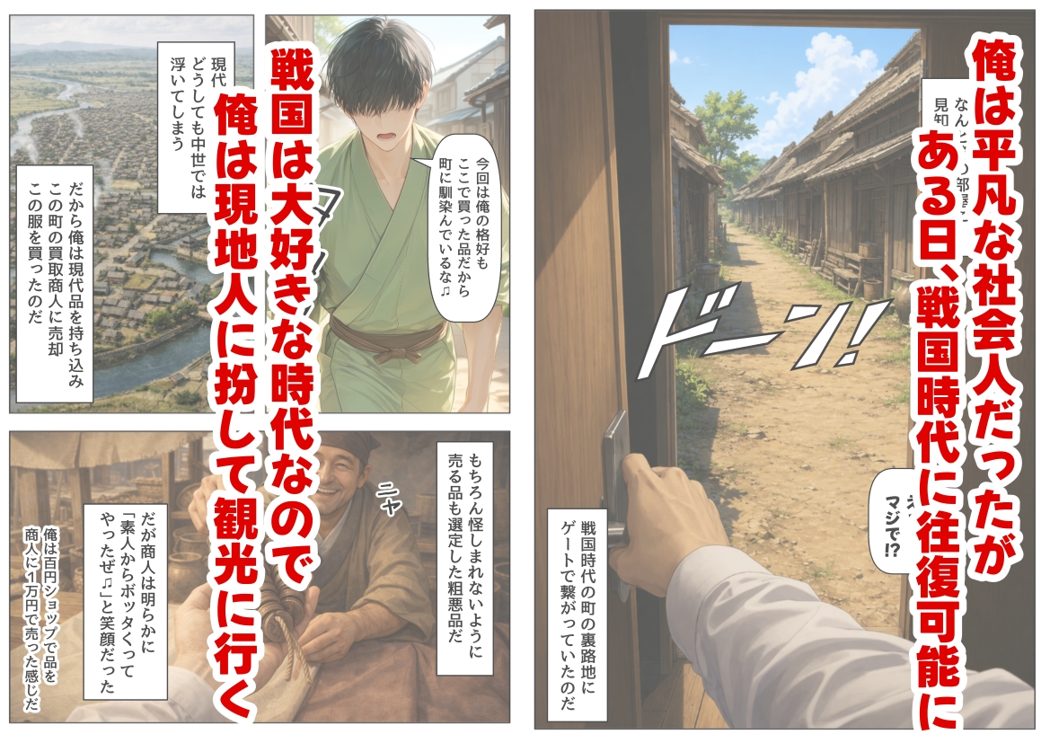 戦国時代に俺が転移したら、飯屋がエロすぎた実話