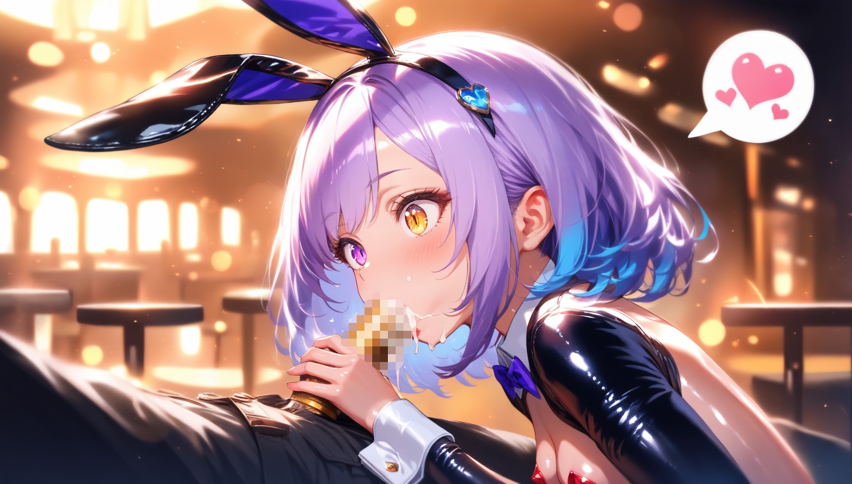 【100P】ミアの逆バニーコレクション【フェラと素股で即イキ！】 – Preview 4