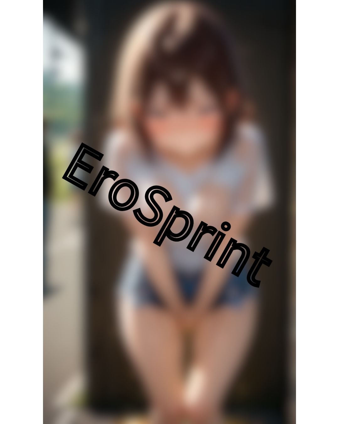 デニムホットパンツ女子のおしっこお漏らし(60枚) – Preview 4