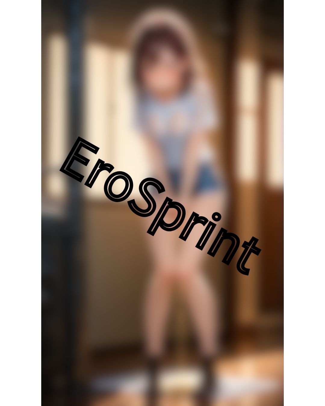 デニムホットパンツ女子のおしっこお漏らし(60枚) – Preview 5