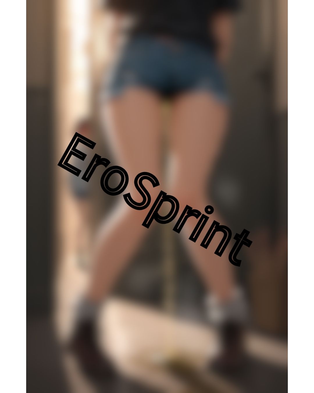 デニムホットパンツ女子のおしっこお漏らし(60枚) – Preview 7