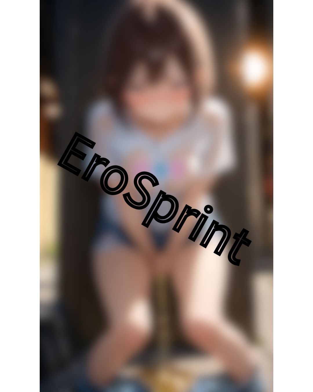 デニムホットパンツ女子のおしっこお漏らし(60枚) – Preview 9
