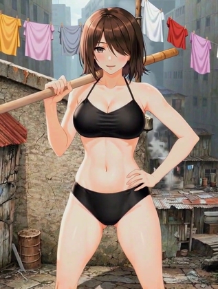 スラム街の一匹狼♀96枚 – main preview