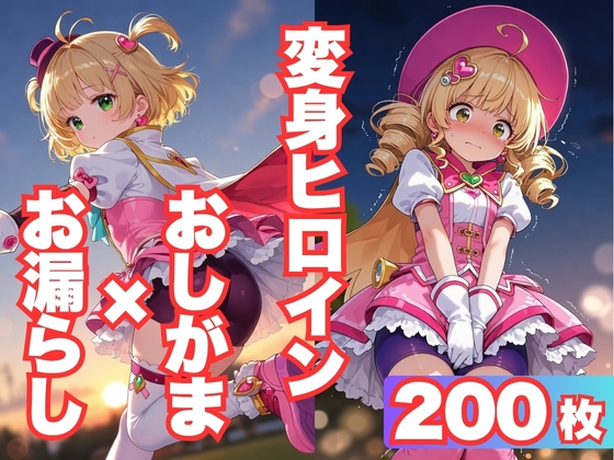 おしっこを我慢するがトイレに間に合わずおしっこを漏らしてしまう変身ヒロイン達【CG200枚】 – main preview