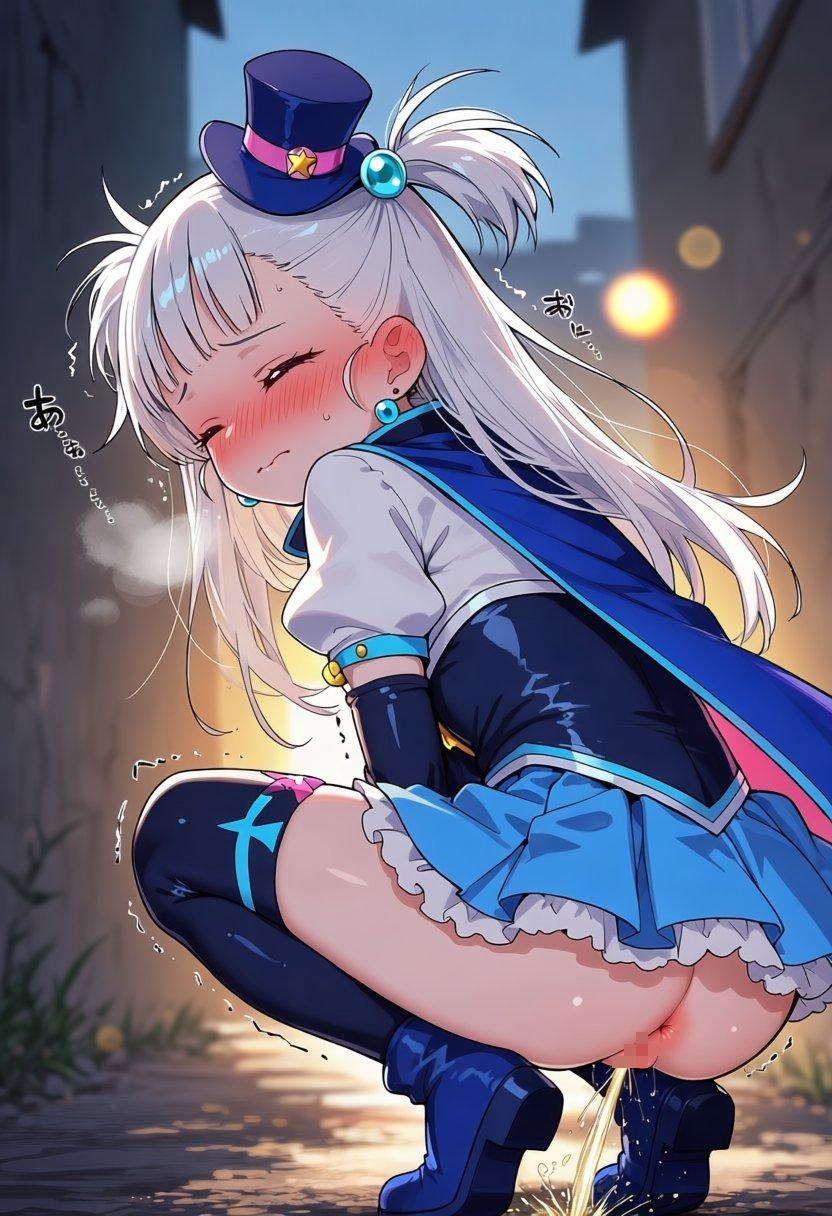 おしっこを我慢するがトイレに間に合わずおしっこを漏らしてしまう変身ヒロイン達【CG200枚】 – Preview 11