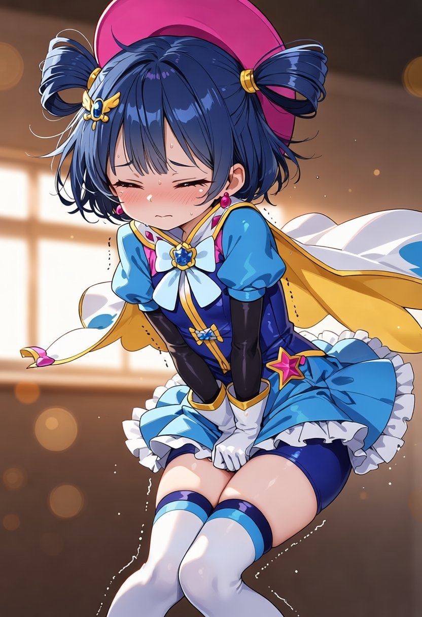 おしっこを我慢するがトイレに間に合わずおしっこを漏らしてしまう変身ヒロイン達【CG200枚】 – Preview 7