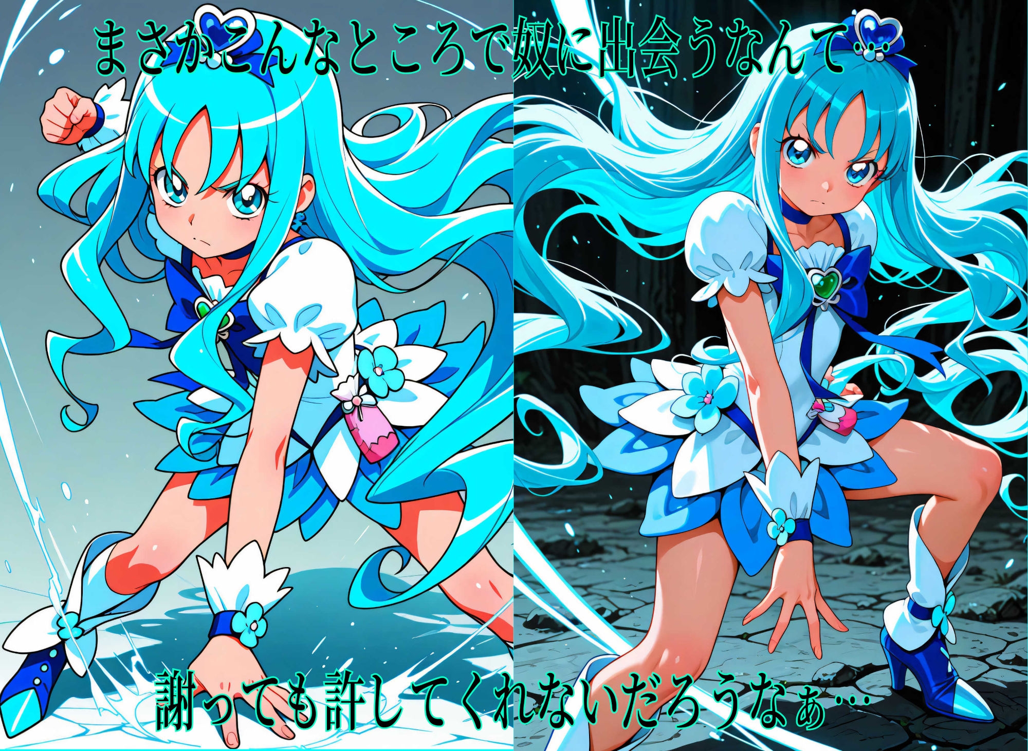 キュアマ〇ンを催○アプリで好き放題したったw