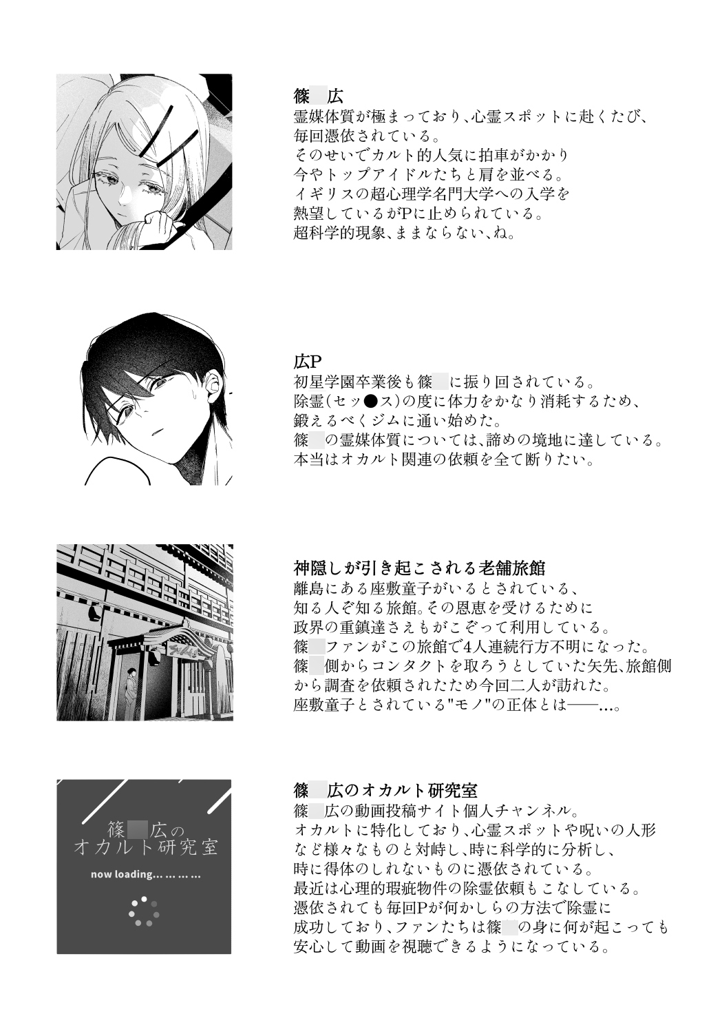 白宵の宿 ー篠○広のオカルト研究室 神隠し編ー – Preview 2