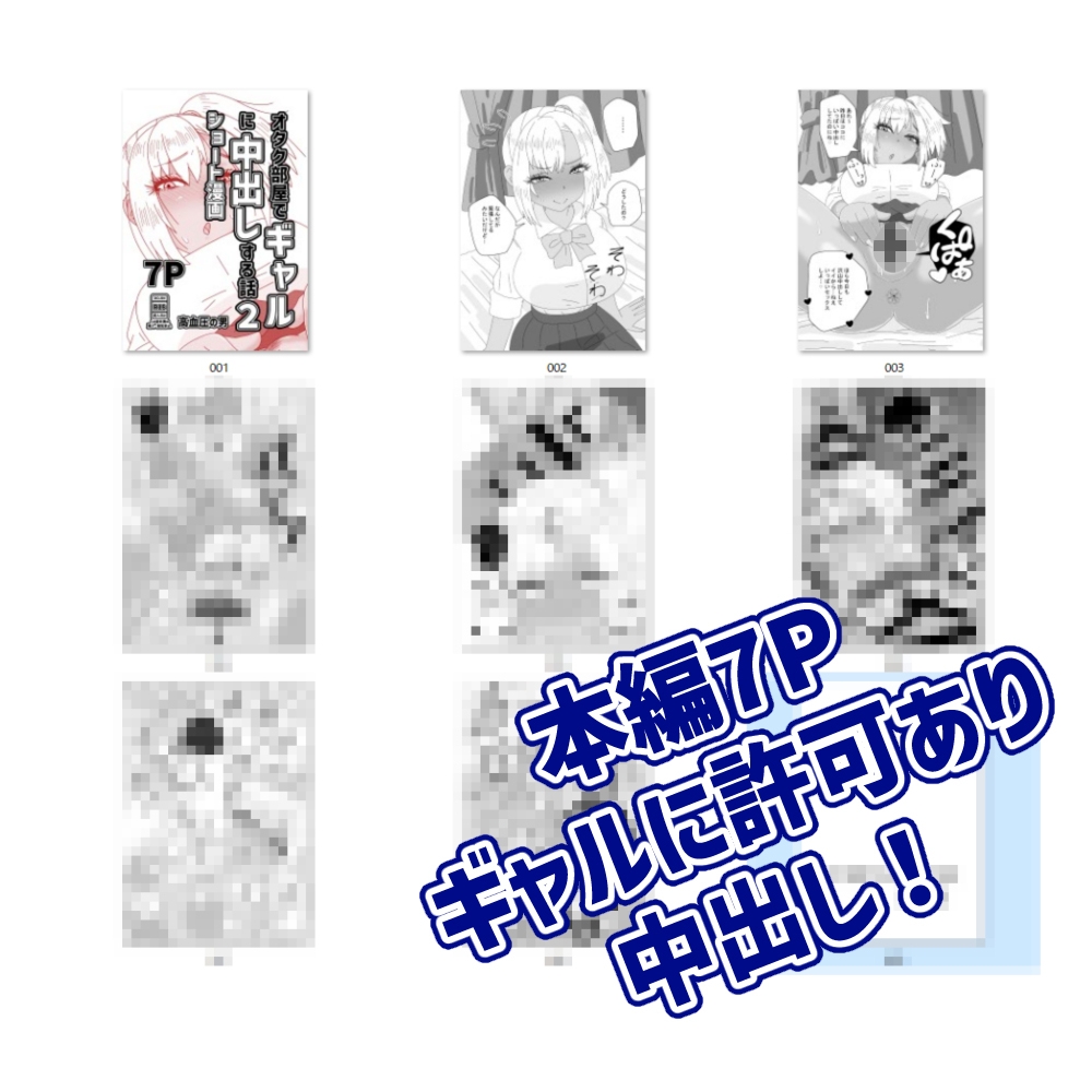 オタク部屋でギャルに中出しする話2 – Preview 5