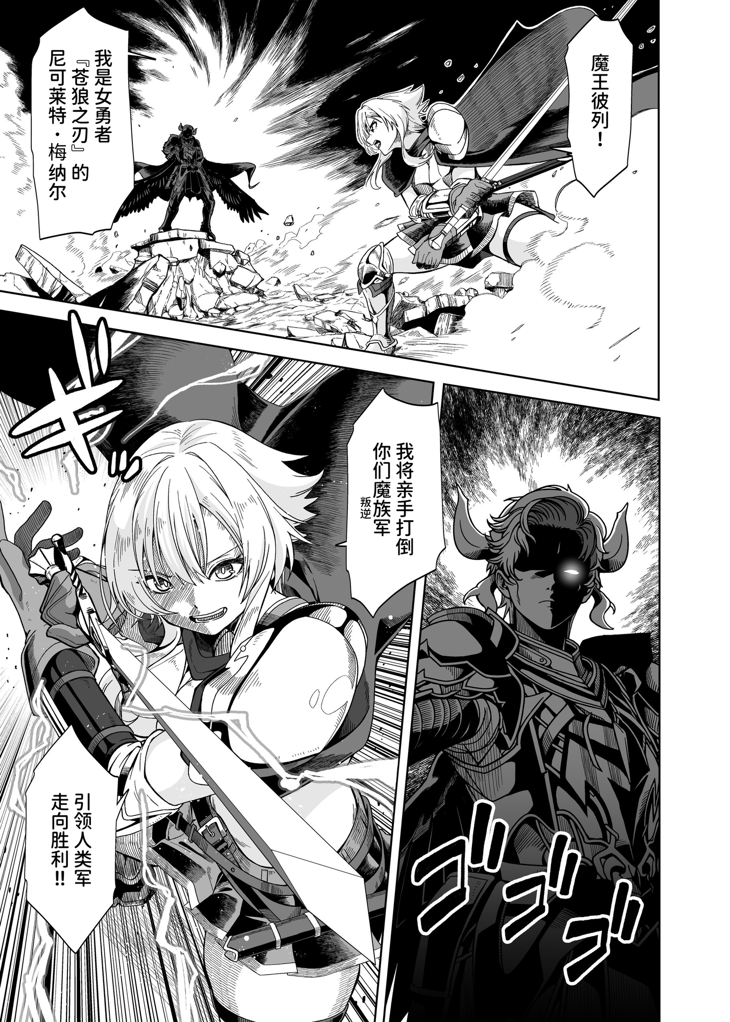 【簡体中文版】女勇者は魔王にボロ負けしたことに気づいてない！