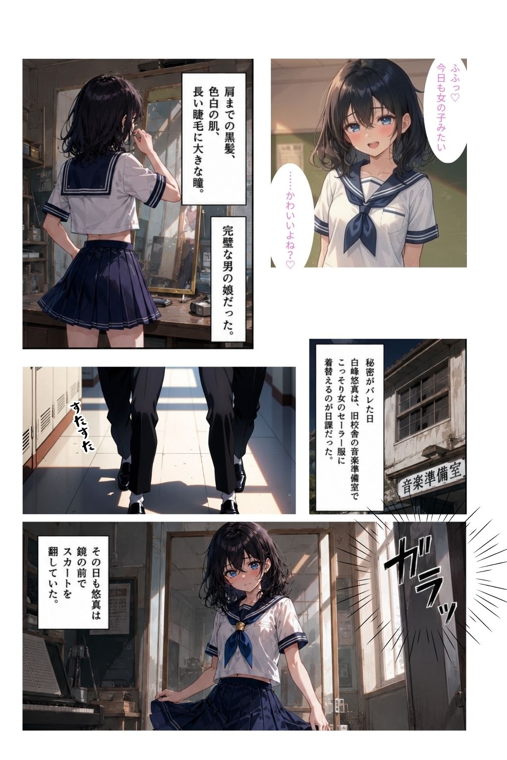 男の娘は今日も犯される〜アナル中出しで精液まみれの日々〜