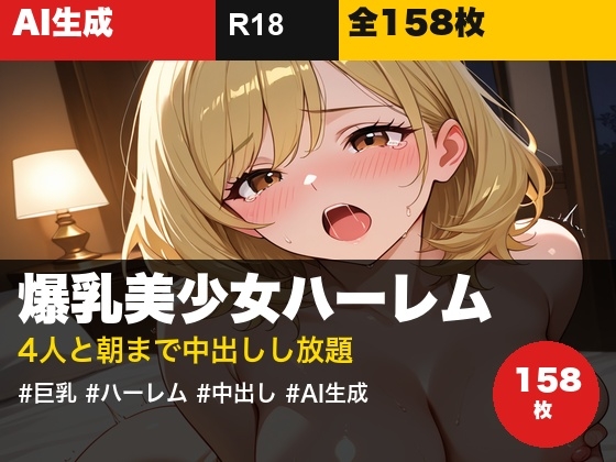 爆乳美少女ハーレム 4人と朝まで中出しし放題 ★全158枚★ – main preview