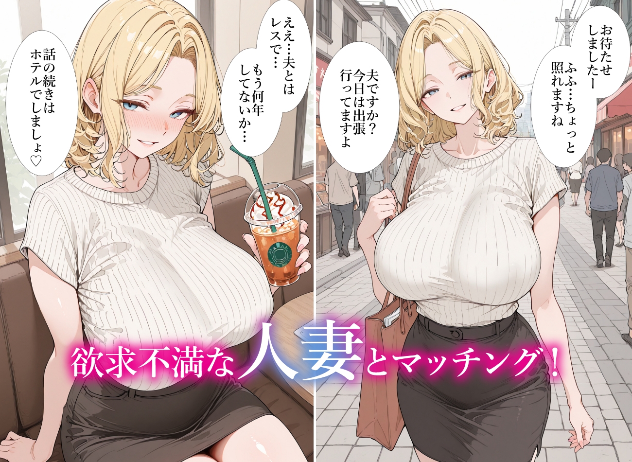 マチアプで出会った人妻がセックス前提だったから中出ししまくった話
