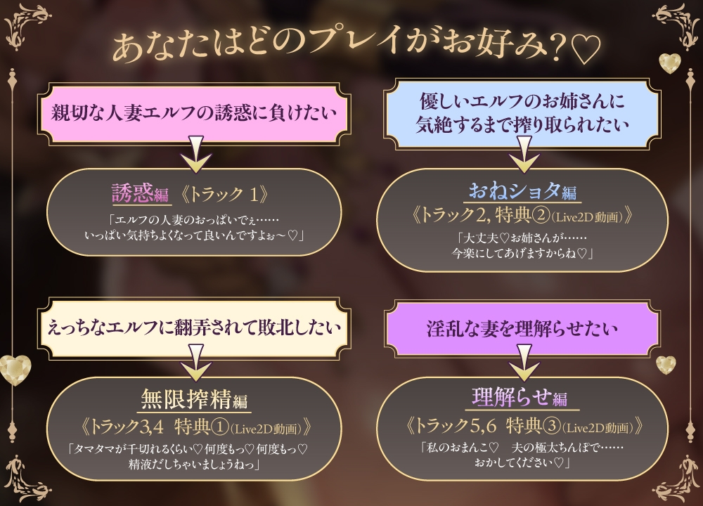 【敗北確定】巨乳人妻エルフは欲求不満 ～人間さんはただのオモチャ♡(※ただし旦那には敵いません♡)Pカップのむちむちボディで身も心も搾り尽くしますっ♡～ – Preview 6