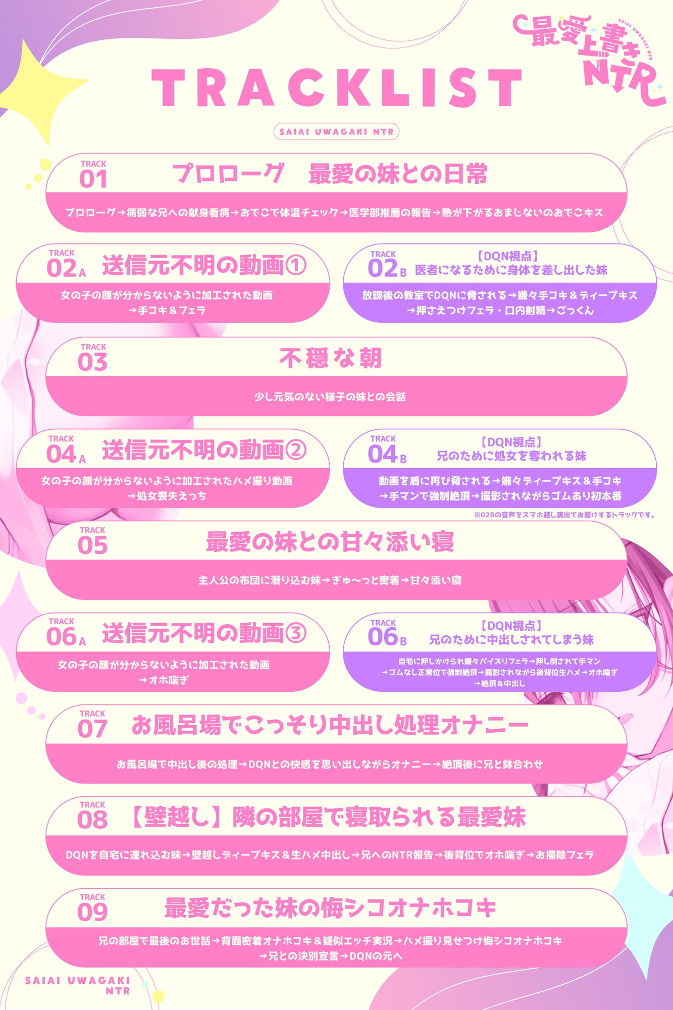 8/15配信決定！&DM特典付き！【BSS】最愛上書きNTR～病弱なボクに尽くしてくれてた一途な妹がDQNのオンナになるまで～ – Preview 5