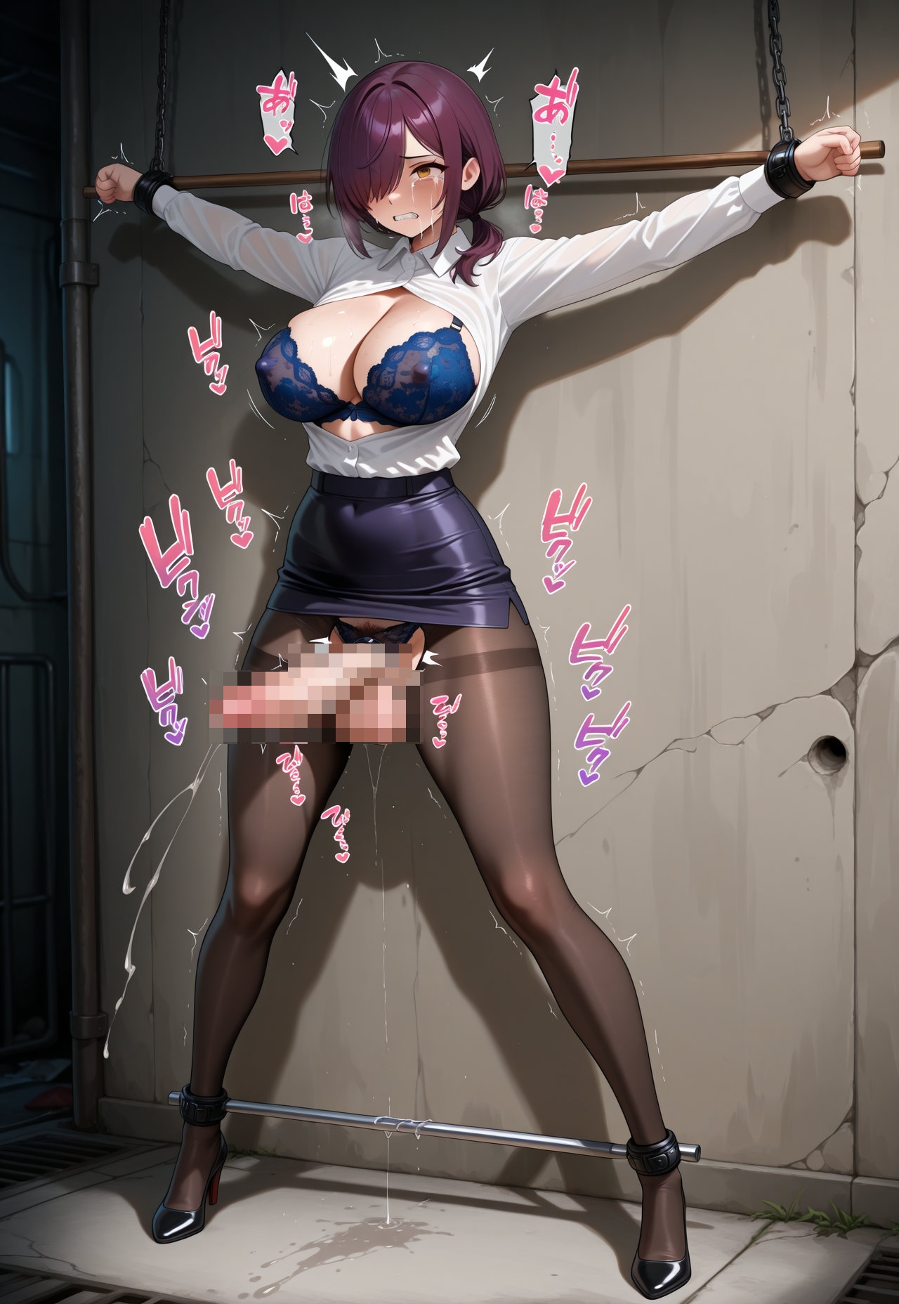 Melancholy & Bliss of a Futanari Office Lady