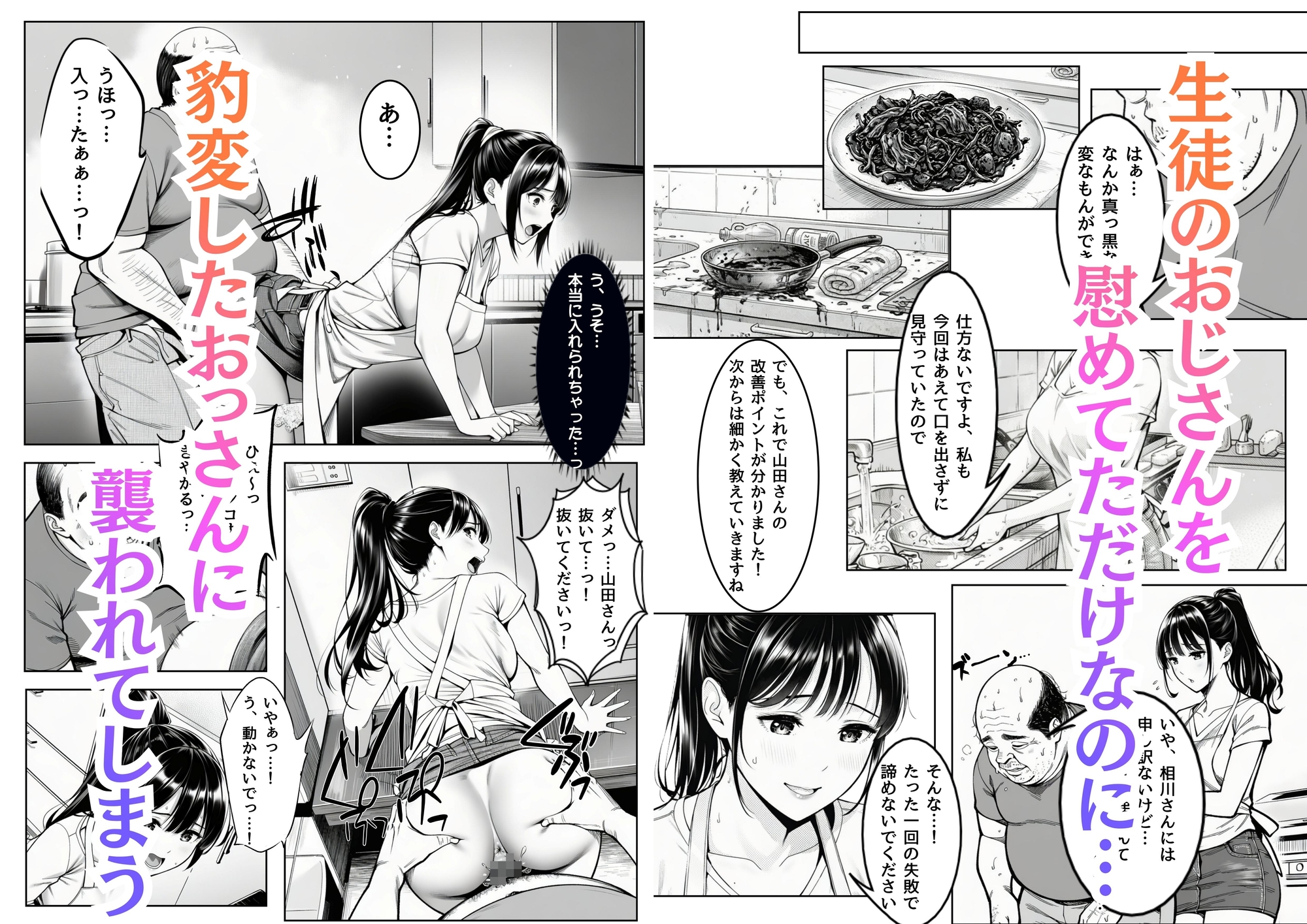 Rioの秘密のキッチン～料理配信の天使、おっさんに激ピス調教されてハメ撮り配信者に堕ちるまで