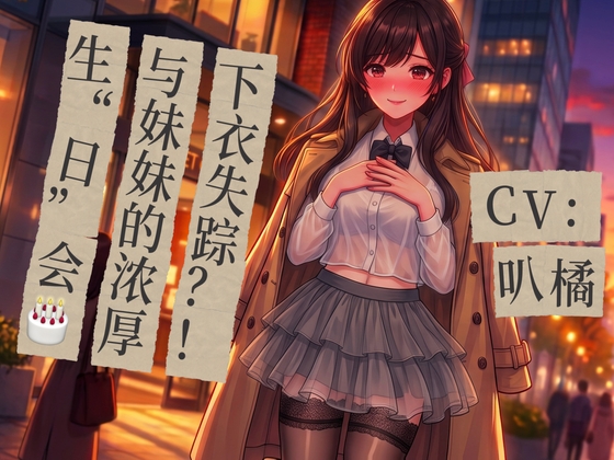 【純愛×妹】ノーパン下着でお出出迎え?! バイブを仕込んだ妹と過ごす濃厚お誕生日エッチ～先生からの電話中にナカ出し解禁♡～ – main preview