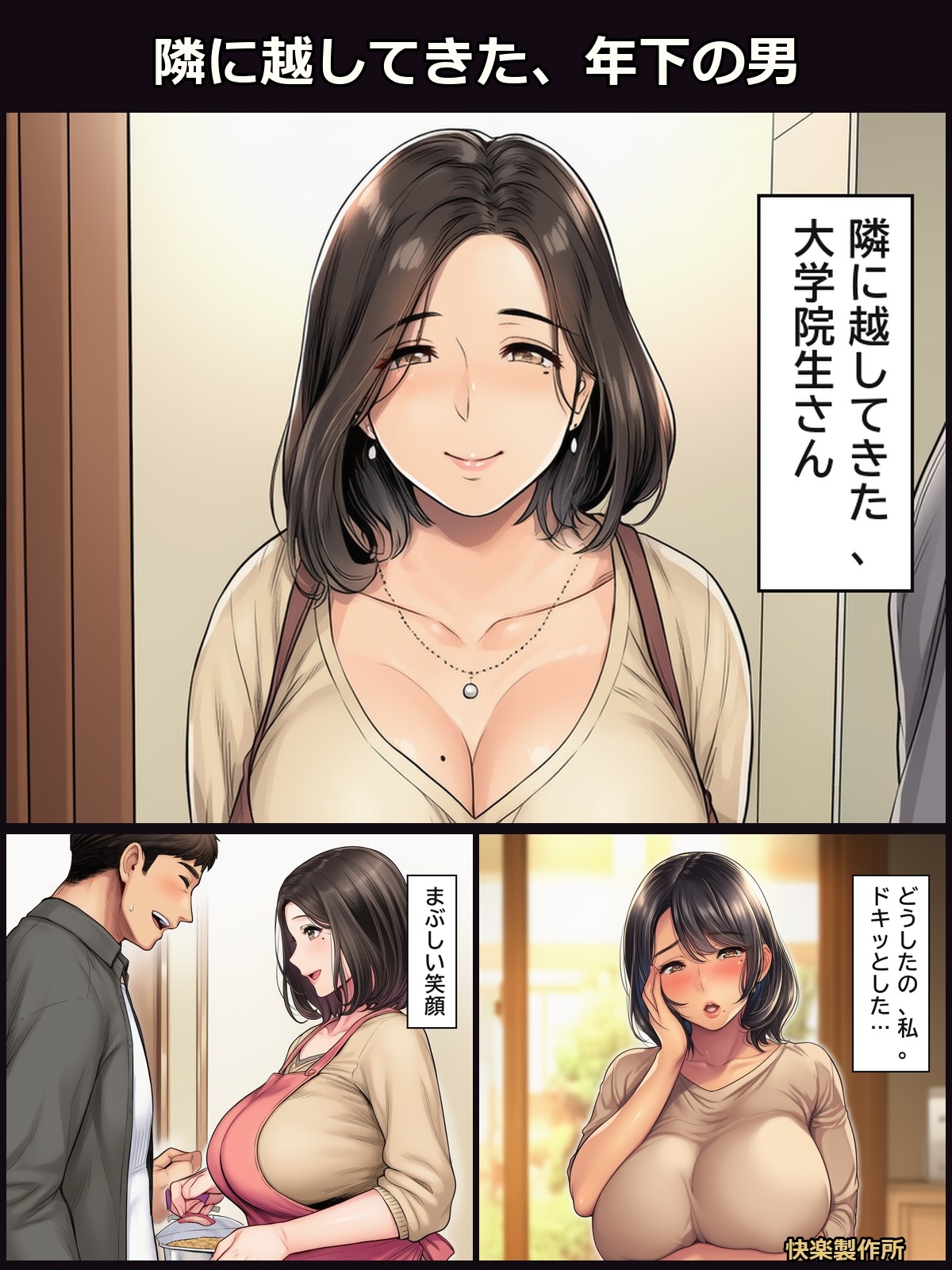 熟れごろ人妻 ─ 年下との火遊び【熟女NTR・セリフ付き計144枚】